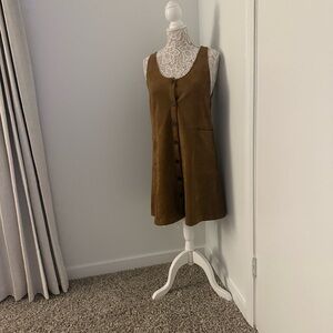 LOFT Brown Asymmetrical Dress